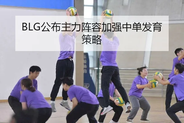 BLG公布主力阵容加强中单发育策略